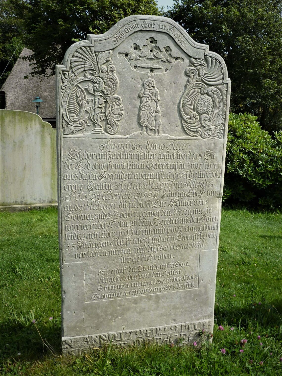 Rückblick aus Petras Tagebuch: verfasst 06.09.2012 - Nachruf 1 Grabstein