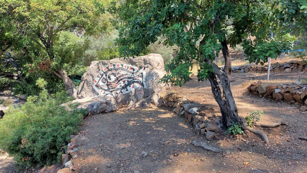 4. Reise - Segelrevier Türkische Ägäis - Marmaris bis Kekova Richtung Süden und zurück Richtung Norden bis Port Iasos - unser Sommerstützpunkt - 14.06. - 20.07.2022 6 Quellenbucht 2 180622