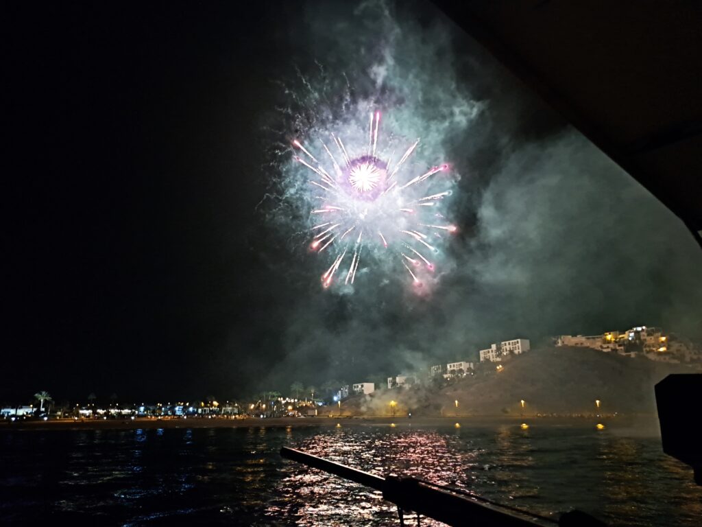Gastbeitrag - Sabine und wie sie die Reise erlebte... 6 Feuerwerk Las Playitas