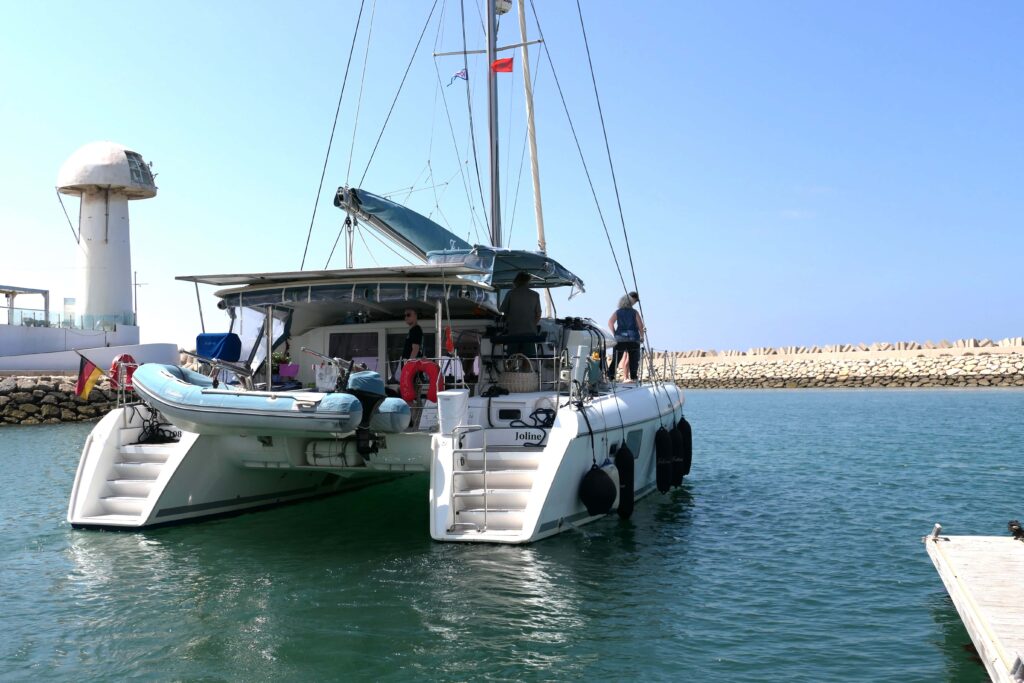 Wir segeln von Afrika auf die Kanaren 5 Leinen los in Agadir