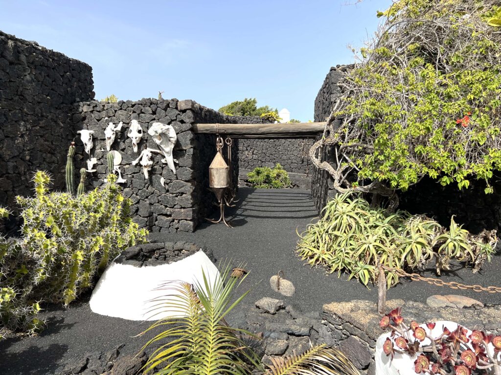 Innenhof Haus Cesar Manrique