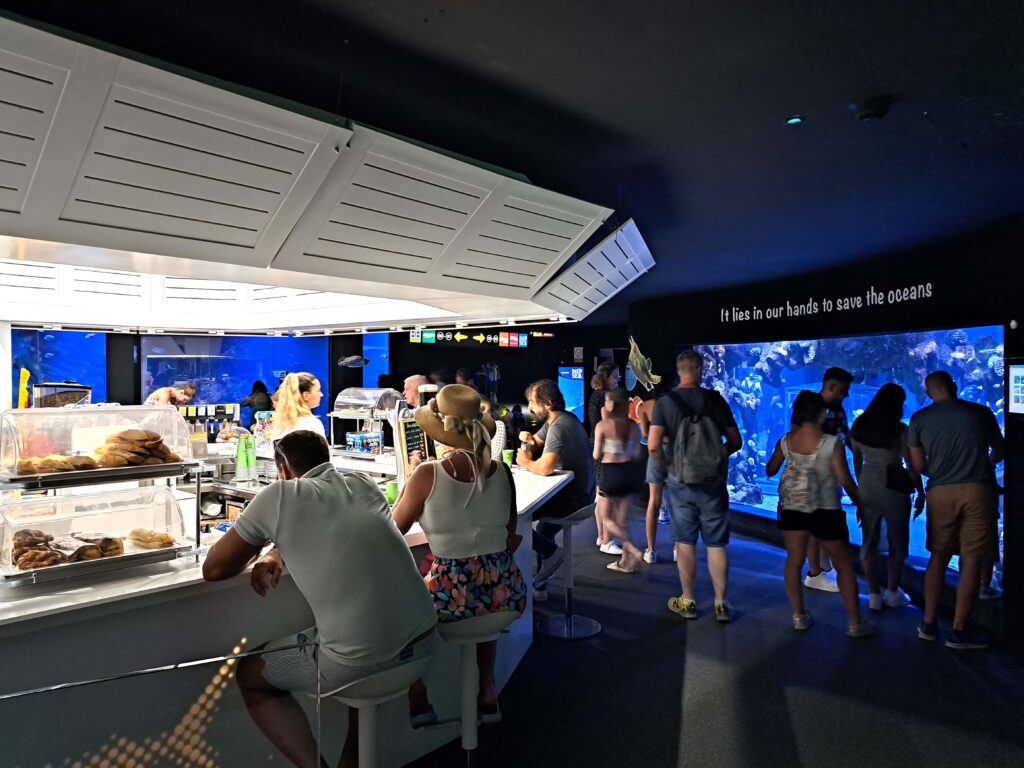 Poeme del Mar Aquarium 14 Imbissbereich