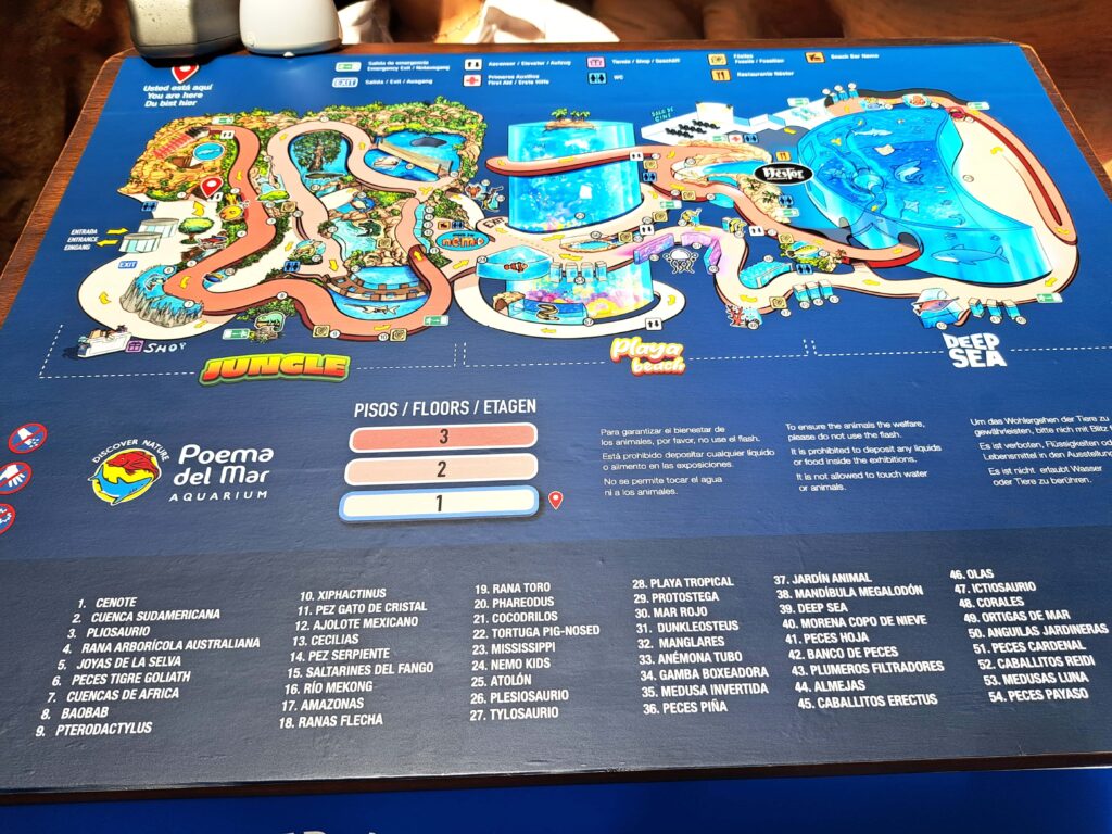 Poeme del Mar Aquarium 3 Plan Poeme del Mar
