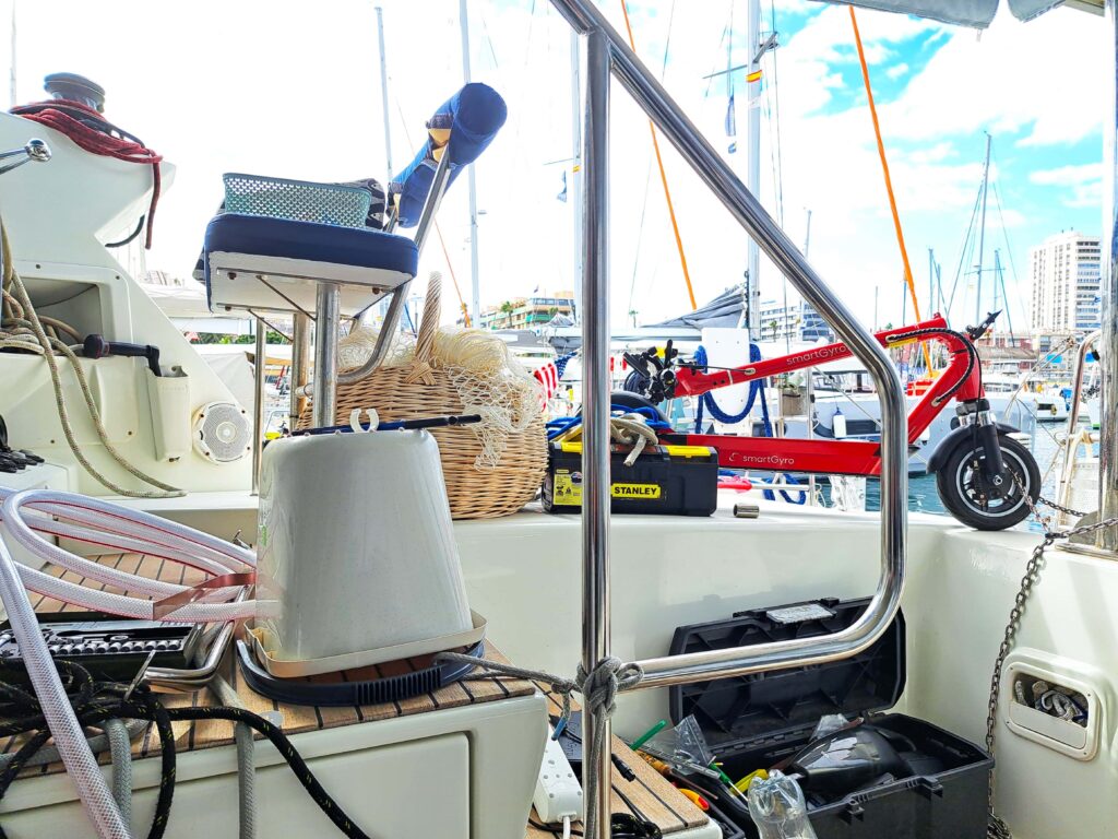 ARC 2023 Tagebuch - Tag 2 2 Arbeit auf dem Boot