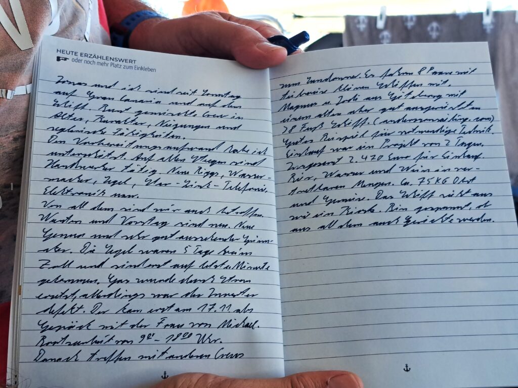 Gastbeitrag: Crewmitglied Frank - Tagebuch und Gedanken vor der ersten Atlantiküberquerung 3 Frank Text 1811
