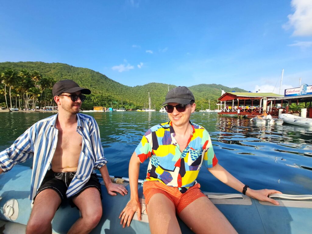 Karibikinsel St Lucia - Marigot Bay und der Mangrovenwald des Roseau Fluss 3 Hafenpub Marigot Bay