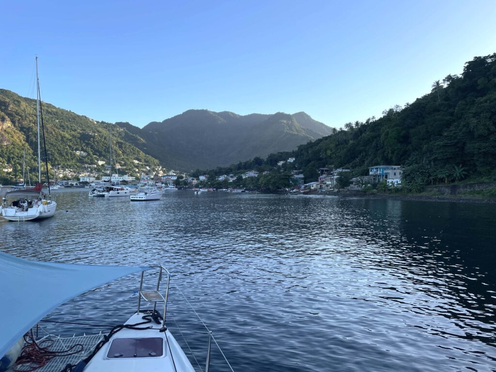 Segelrevier Karibikinsel St. Lucia 7 Soufriere Bay