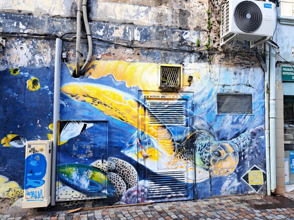 Streetart auf der französischen Karibikinsel Martinique - eine Fotodokumentation 3 Schildkroete