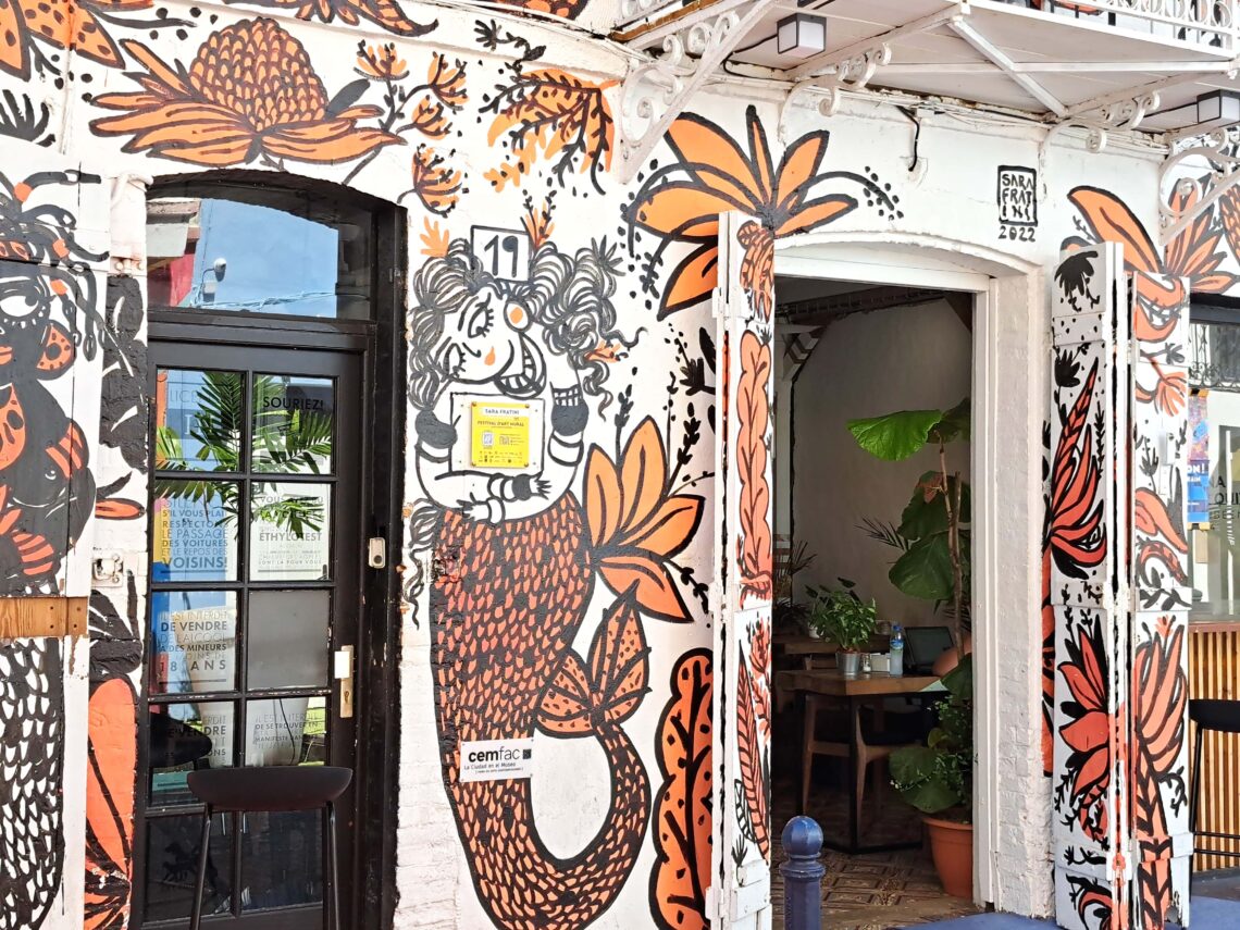 Streetart auf der französischen Karibikinsel Martinique - eine Fotodokumentation 1 Streetart Cafe