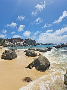 "The Baths" - der berühmte Strand der British Virgin Islands (BVIs) auf Virgin Gorda