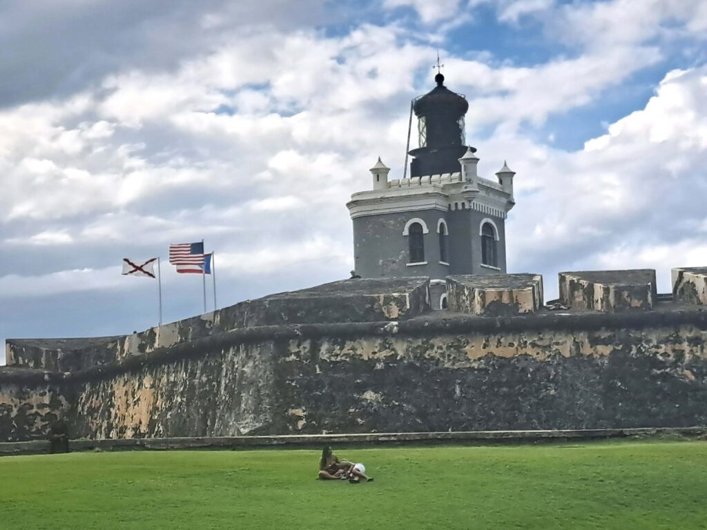 Impressionen von San Juan - Hauptstadt von Puerto Rico 13 Aussenmauern Castillo Felippe del Moro