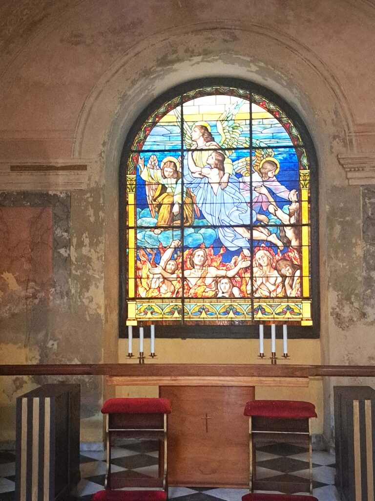 Impressionen von San Juan - Hauptstadt von Puerto Rico 25 Glasfenster Kathedrale