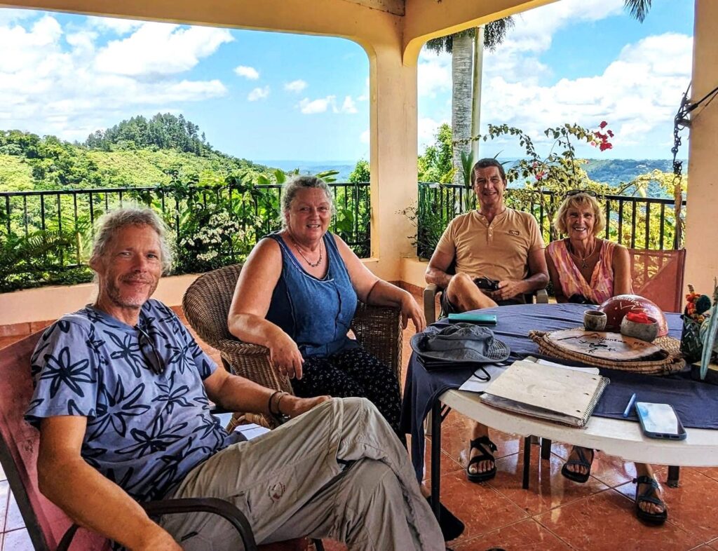 Impressionen einer Landtour in Puerto Rico 16 Kaffeeplantage mit Hans und Heike