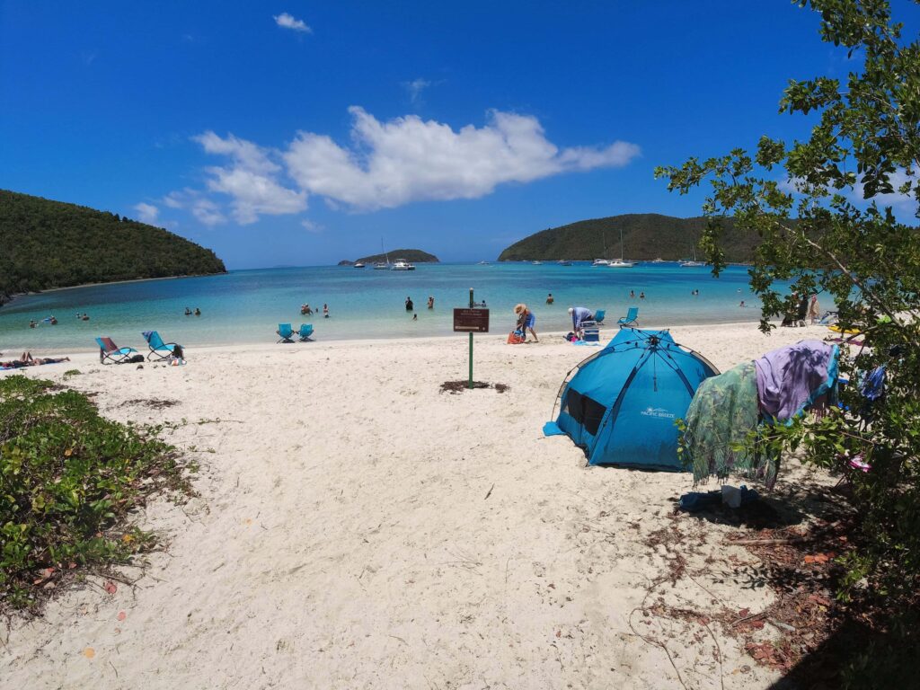 Segelrevier US Virgin Islands (US VIs) - ein Erfahrungsbericht 4 Trunk Bay Beach