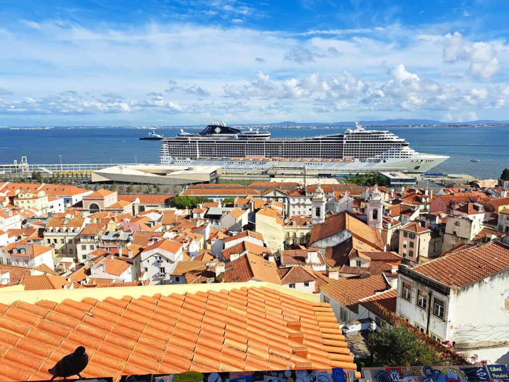 Lissabon - eine alternde Dame 8 Kreuzfahrtschiff lissabon
