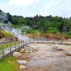 BLOG Weltumsegelung 82 Das portugiesische Nationalgericht - zubereitet in den Caldeiras das Furnas von Sao Miguel