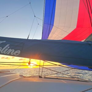Katamaran - Segeln mit der Spi (Spinnaker)
