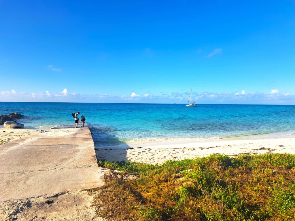 Segelrevier Bahamas - Paradies für Segler - Ein Erfahrungsbericht - Teil 1: Süd - Bahamas 6 Sliprampe in Turnbull
