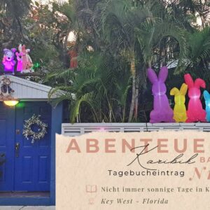 Osten auf den Keys. Die Dekoration ist Liebevoll vor allem Osterhasen sind beliebt auf den Keys.