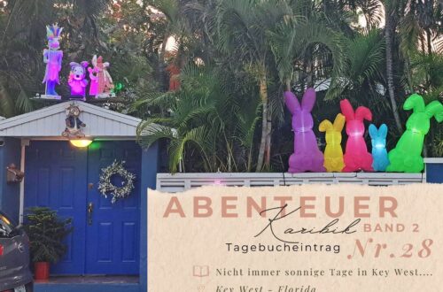 Osten auf den Keys. Die Dekoration ist Liebevoll vor allem Osterhasen sind beliebt auf den Keys.
