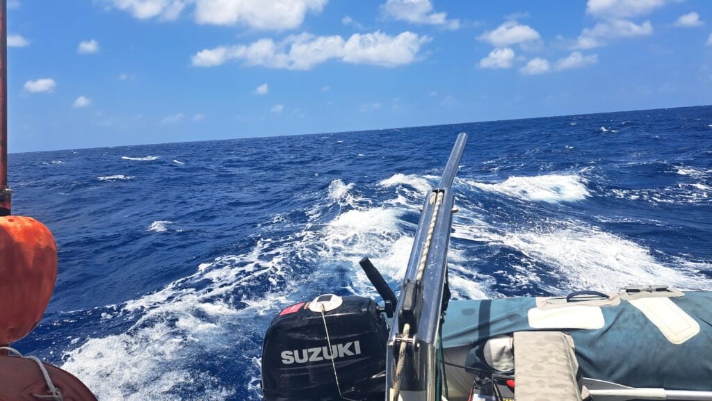 Überfahrt von Kuba - Westküste - zu den Bay Islands von Honduras 6 Ueberfahrt Karibisches Meer 1