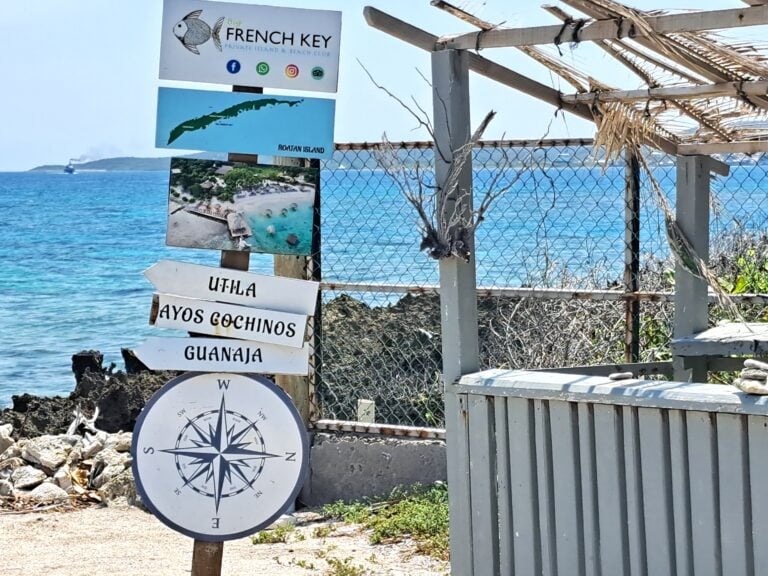 Roatan: 2. Besuch von "Big French Key" - Bay Islands Honduras