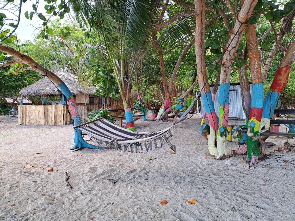 Die Bay Islands von Honduras - Guanaja 27 Haengematte