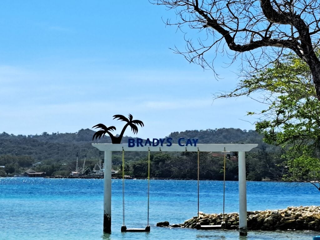 Roatan: 3. Besuch von "Bradys Cay" - Bay Islands Honduras 8 BC 6