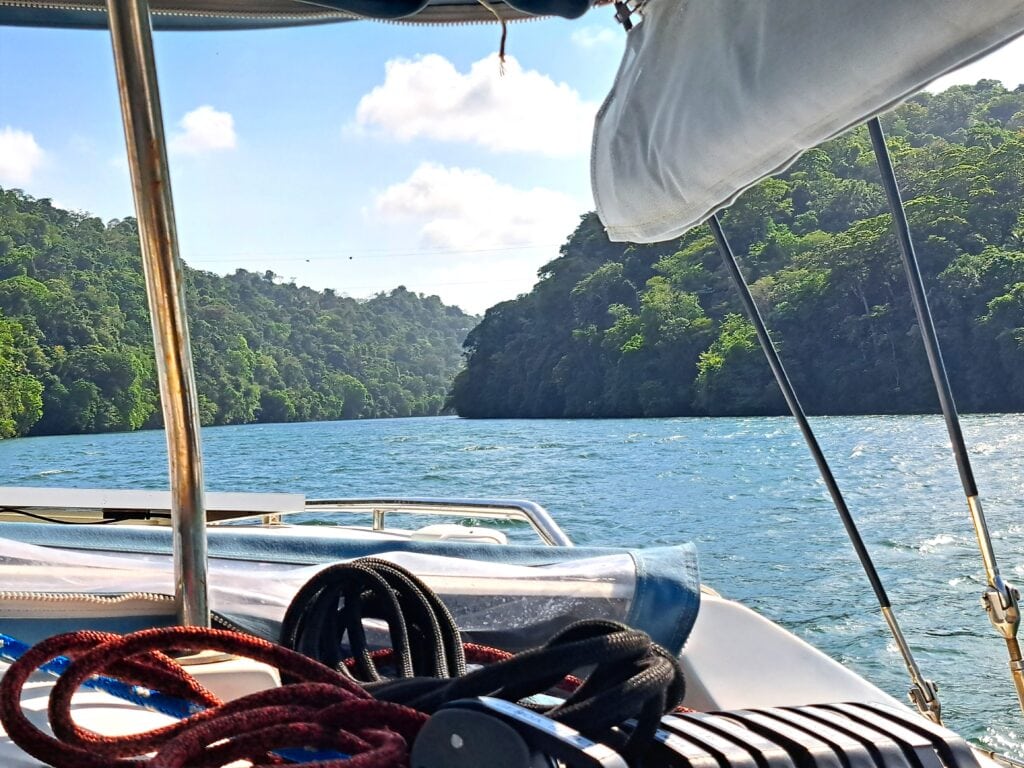 Karibik - Tagebuch - Band II - Nr. 39 5 Einfahrt in den Rio Dulce