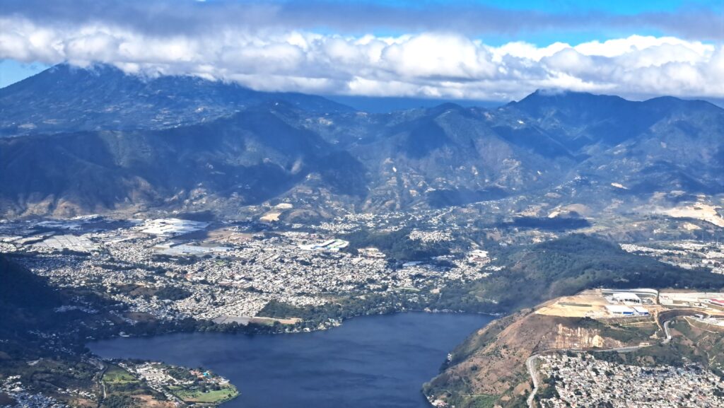 Blick auf Guatemala City