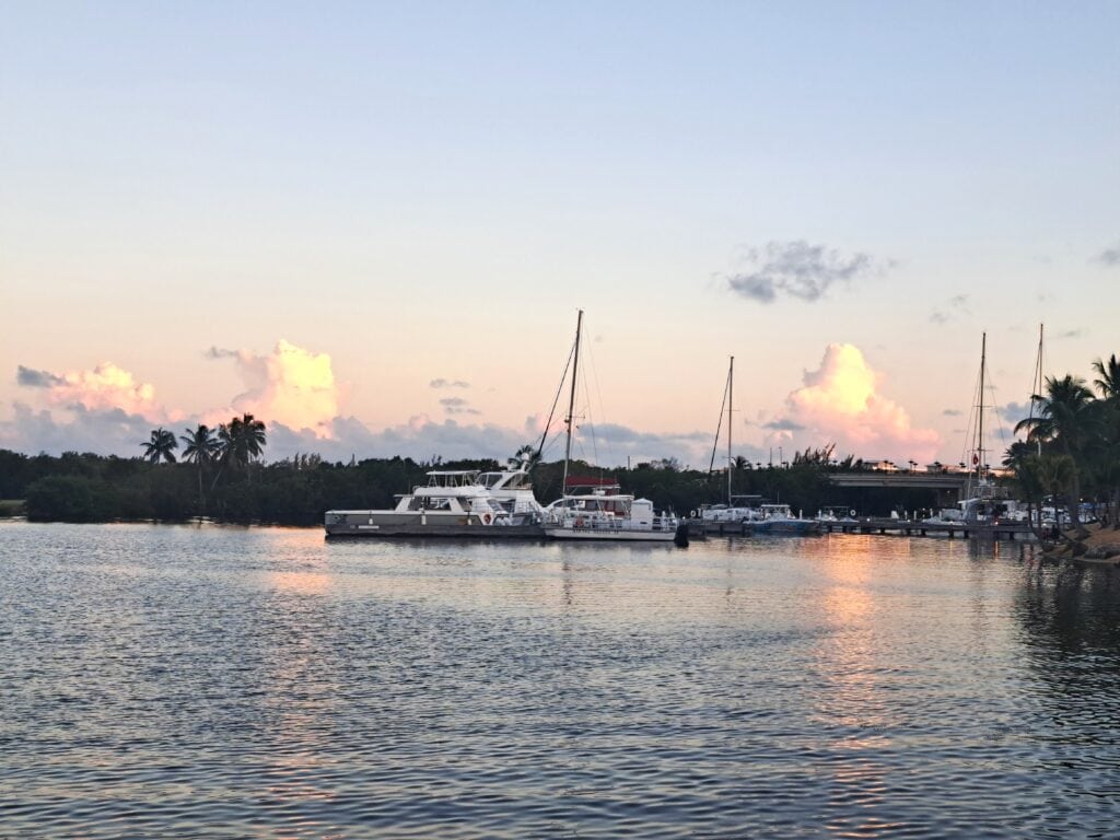 Montego Bay Marina bei Nacht