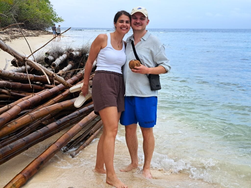 Hanna und Marc am Strand