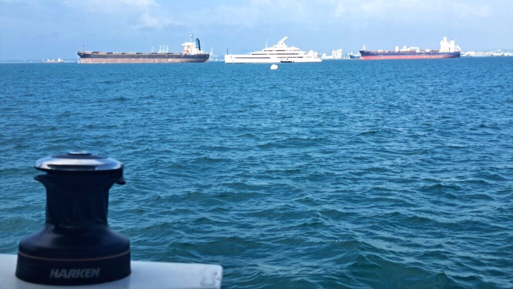 Schiffe auf dem Weg nach Panama