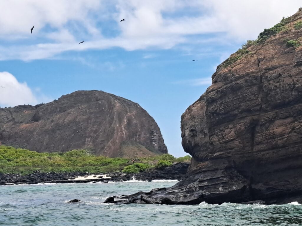 Felsen im Meer San Cristobal